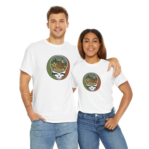 Grateful Dead - Maine Stealie Grateful Dead Grateful Dead T-Shirt - StealieShop