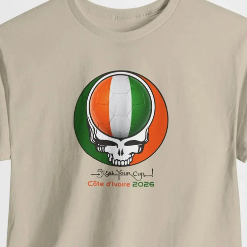 2026 Côte d'Ivoire World Cup "Steal Your Cup" Grateful Dead T-Shirt