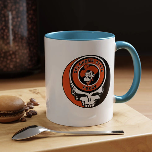 Oklahoma State University Grateful Dead Stealie Coffee Mug (11oz or 15oz) - StealieShop