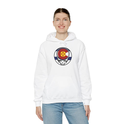 Grateful Dead - Colorado x New Mexico Flag Grateful Dead Unisex Heavy Blend Hoodie - StealieShop