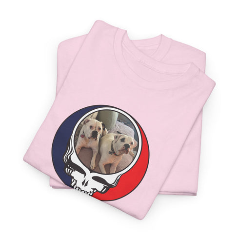 Custom Dog Stealie Unisex Grateful Dead T-Shirt (97)