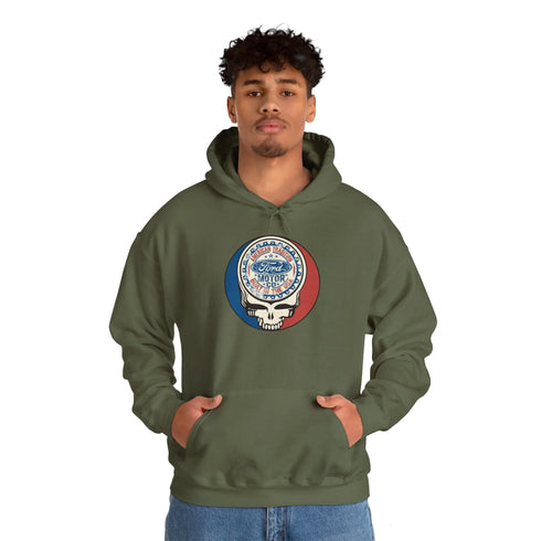 Ford Steal Your Face Grateful Dead Unisex Hoodie StealieShop