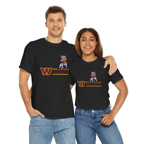 Washington Commanders Dancing Bear Grateful Dead T-Shirt StealieShop