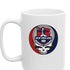 Grateful Dead - The Gridiron Collection: New England Patriots Stealie Ceramic Coffee Mug - NFL - StealieShop