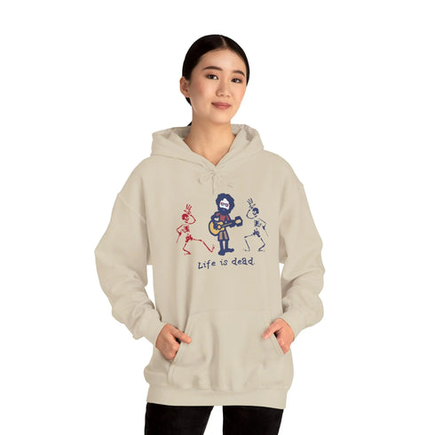 Life is dead. Jerry and His Friends Grateful Dead Unisex Hoodie StealieShop