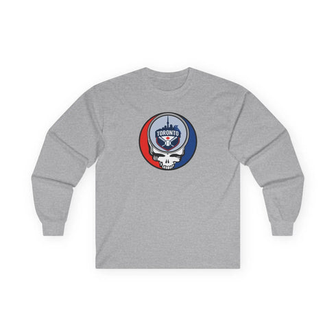 Grateful Dead - Toronto Blue Jays Classic Stealie Long Sleeve Tee - MLB - StealieShop