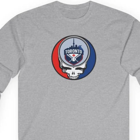 Grateful Dead - Toronto Blue Jays Classic Stealie Long Sleeve Tee - MLB - StealieShop