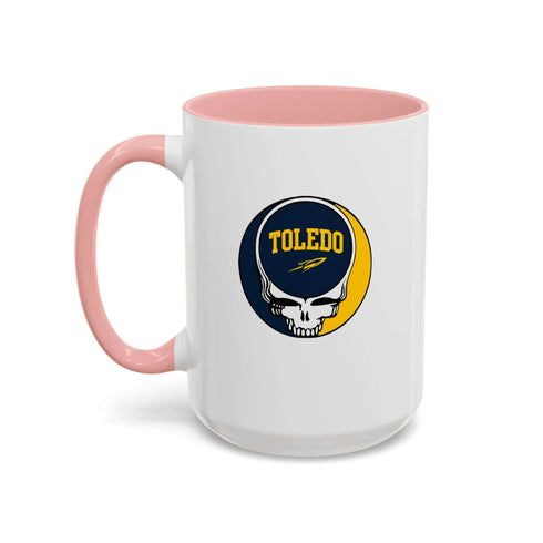 University of Toledo Grateful Dead Stealie Coffee Mug Printify