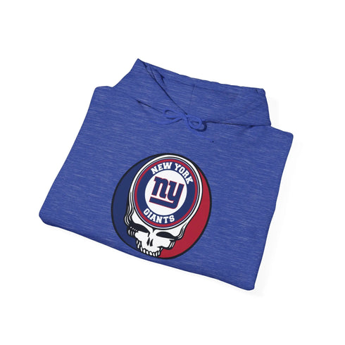 New York Giants Classic Logo Stealie Grateful Dead Hoodie Sweatshirt - NFL