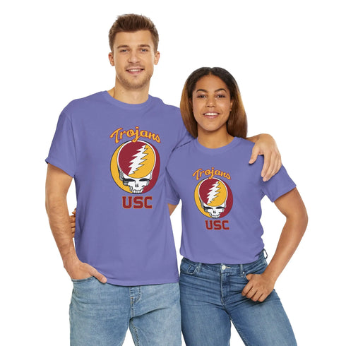 University of Southern California Grateful Dead T-Shirt | USC Trojans Printify