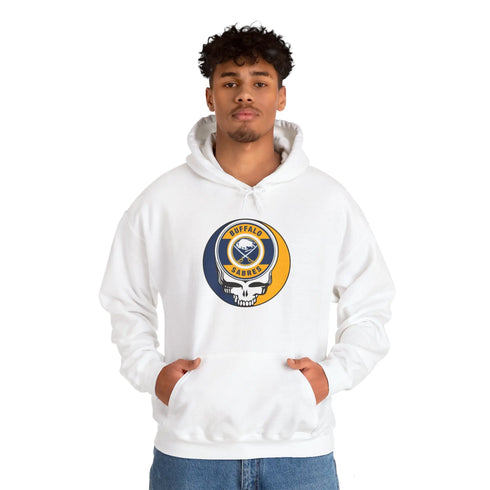 Buffalo Sabres Grateful Dead Unisex Heavy Blend Hoodie StealieShop
