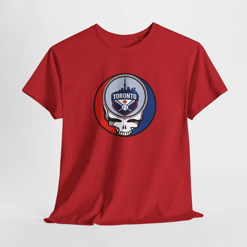 Grateful Dead - Toronto Blue Jays Grateful Dead Steal Your Face T-Shirt - MLB - Athletics - St Louis - StealieShop