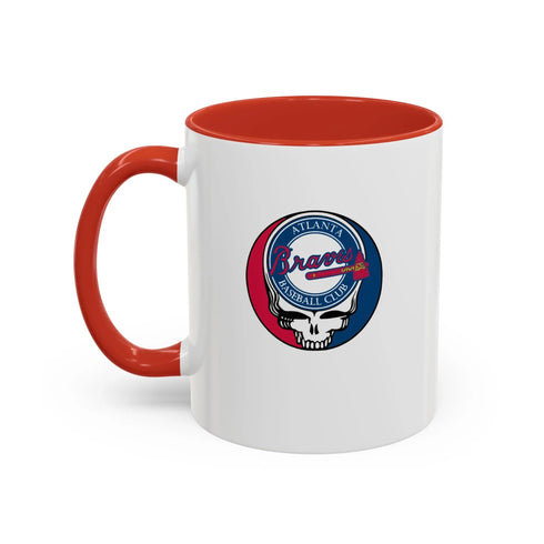 Atlanta Braves Grateful Dead Steal Your Face Coffee Mug (11oz or 15oz) - MLB - StealieShop