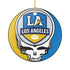 Grateful Dead - Los Angeles Football Stealie Christmas Ornament - StealieShop