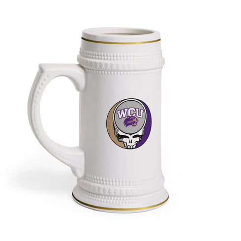 Western Carolina University Grateful Dead Stealie Beer Stein Mug - StealieShop