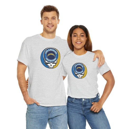 Los Angeles Chargers Grateful Dead T-Shirt StealieShop