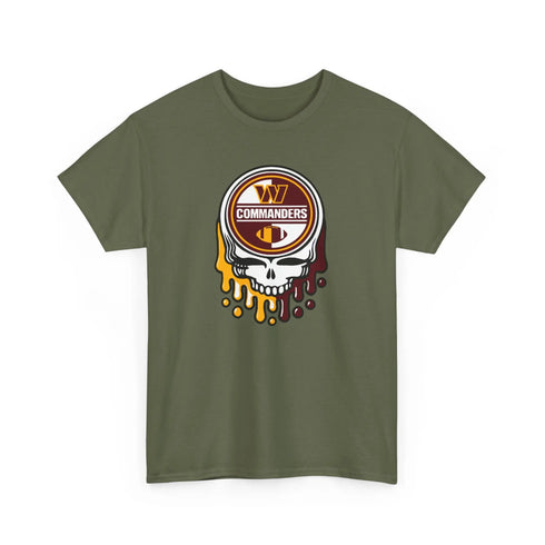 Washington Commanders Grateful Dead Steal Your Face T-Shirt StealieShop