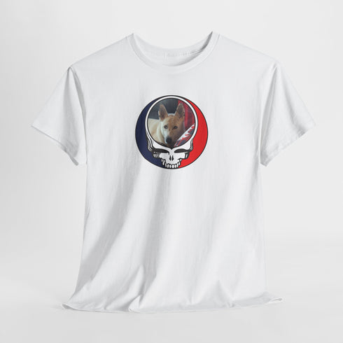Custom Dog Stealie Unisex Grateful Dead T-Shirt (137)