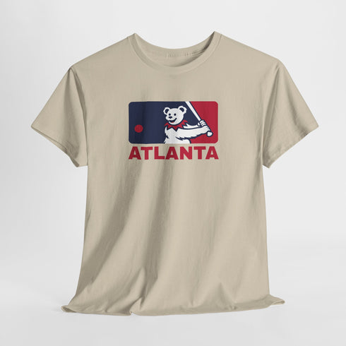 Atlanta Braves Dancing Bear MLB Logo Unisex Grateful Dead T-Shirt