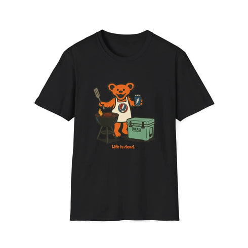Grateful Dead - Grillin' Bear - Life is dead. Grateful Dead TShirt - StealieShop