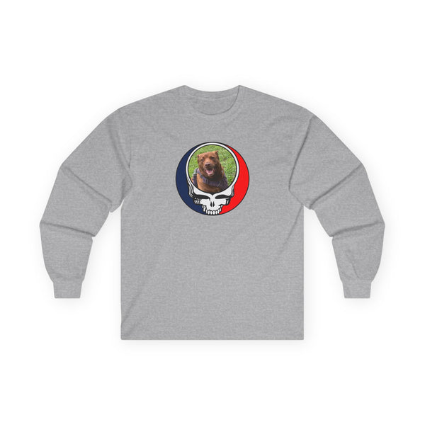 Custom Dog Stealie Grateful Dead Long Sleeve Tee (33)