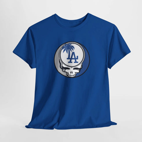 Grateful Dead - Los Angeles Dodgers Grateful Dead Steal Your Face T-Shirt - StealieShop