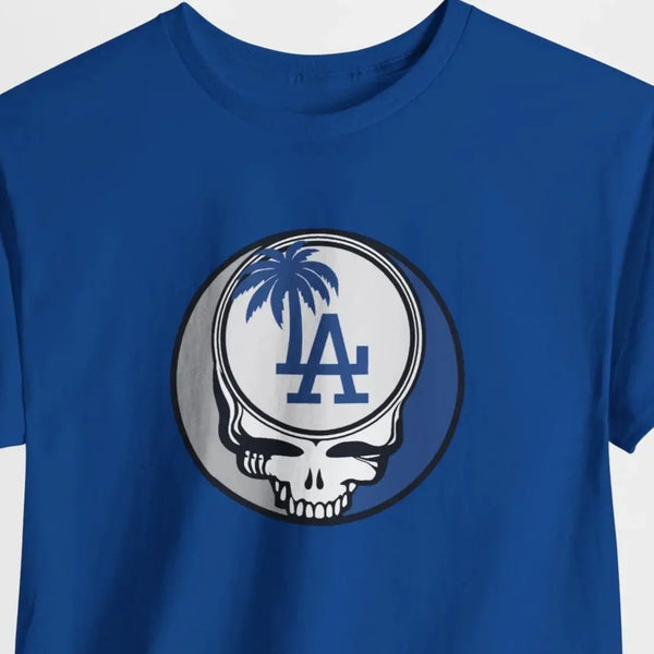 Grateful Dead - Los Angeles Dodgers Grateful Dead Steal Your Face T-Shirt - StealieShop