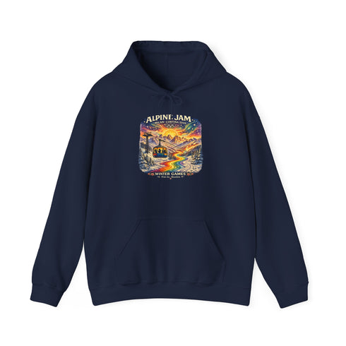"Alpine Jam" 2026 Milan Cortina Olympics Unisex Heavy Blend Grateful Dead Hoodie