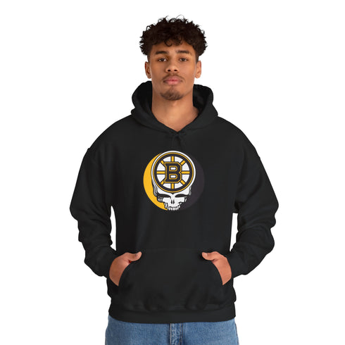 Boston Bruins Logo Stealie Grateful Dead Hoodie