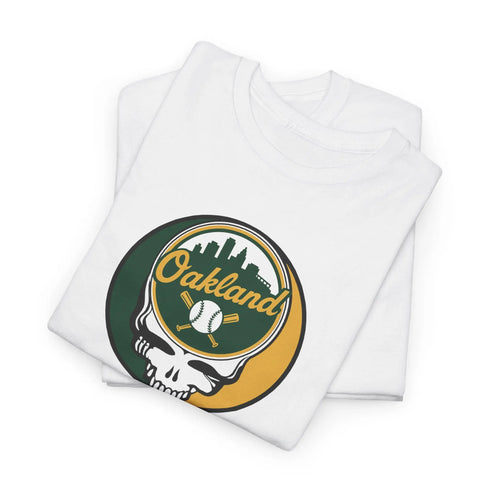 Grateful Dead - Oakland A's Grateful Dead T-Shirt - MLB - Athletics - StealieShop