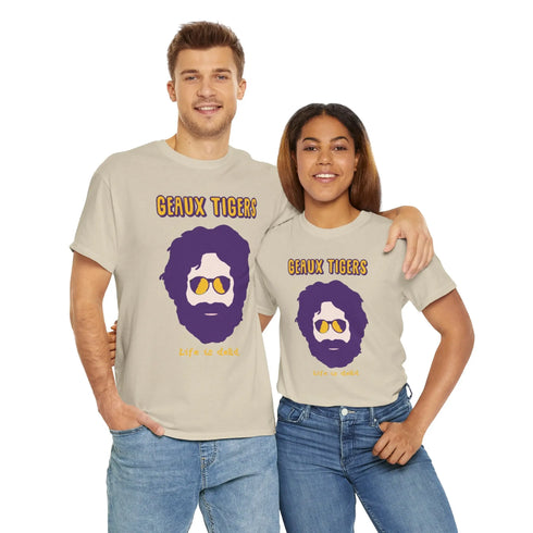 Geaux Tigers / LSU Jerry Grateful Dead T-Shirt StealieShop