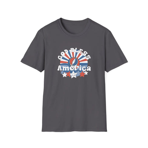 Grateful Dead - 4th of July Stealie T-Shirt - StealieShop