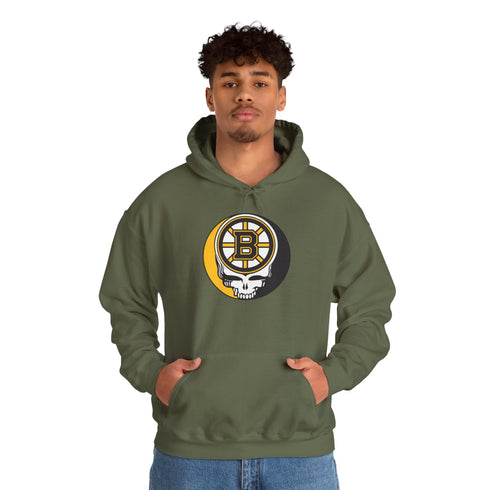 Boston Bruins Logo Stealie Grateful Dead Hoodie