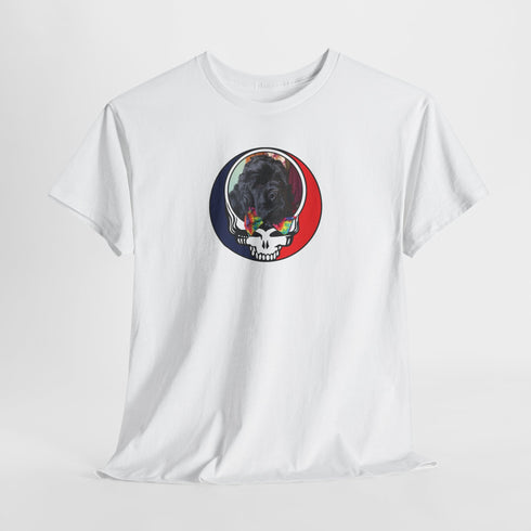Custom Dog Stealie Unisex Grateful Dead T-Shirt (150)