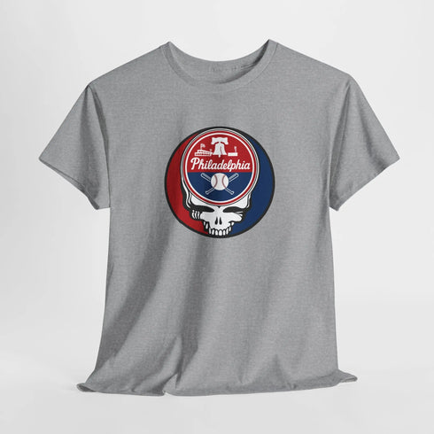 Grateful Dead - Philadelphia Phillies Grateful Dead Steal Your Face T-Shirt - MLB - StealieShop