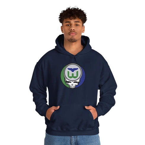 Grateful Dead - Hartford Whalers Grateful Dead Unisex Heavy Blend Hoodie - StealieShop