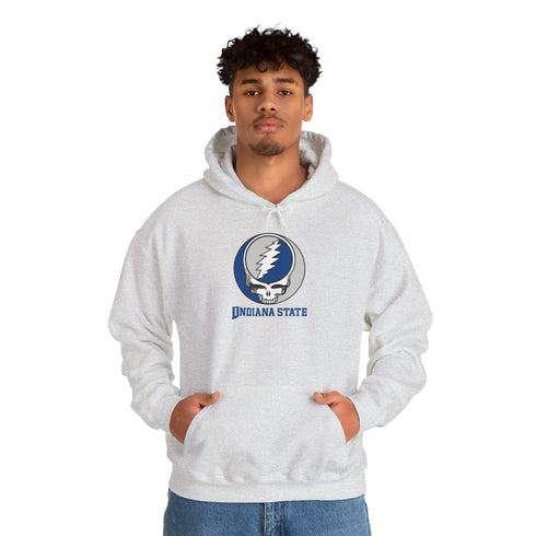Indiana State University Grateful Dead Steal Your Face Unisex Hoodie StealieShop