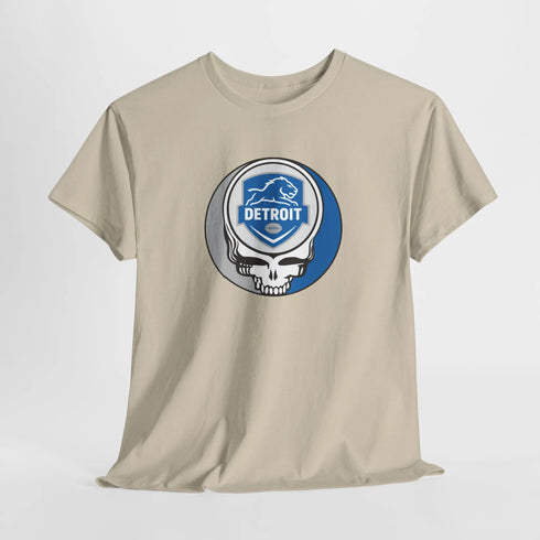 Grateful Dead - Detroit Lions Grateful Dead Steal Your Face T-Shirt - NFL - StealieShop