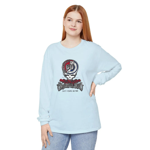 Grateful Dead - Grateful Dead 60th Anniversary Vineyard Collection Garment-dyed Long Sleeve T-Shirt - StealieShop