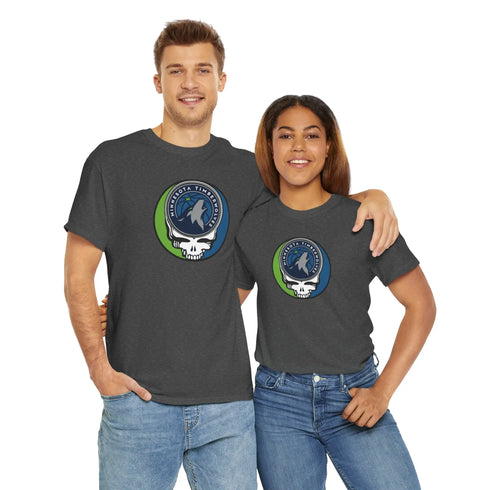 Grateful Dead - Minnesota Timberwolves Grateful Dead Steal Your Face T-Shirt - NBA - StealieShop