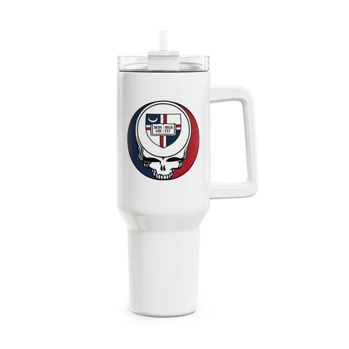 Grateful Dead - Catholic University Stealie "Fat Man" Tumbler, Double Insulated 40oz Travel Mug - StealieShop