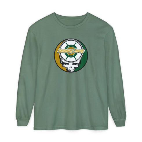 Grateful Dead - Oswego Swim and Dive Team Garment-Dyed Long Sleeve T-Shirt - StealieShop