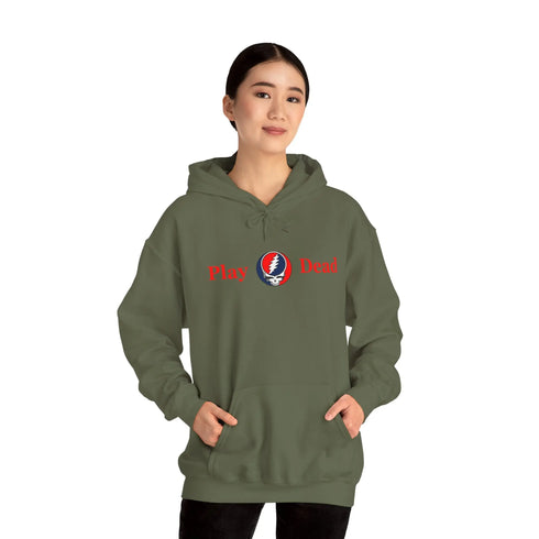 Grateful Dead - Play Dead Stealie Unisex Heavy Blend Hoodie - StealieShop
