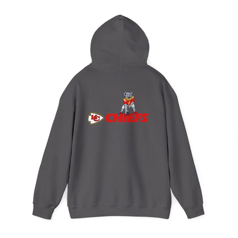 Grateful Dead - Kansas City Chiefs Dancing Bear Two-Sided Unisex Hoodie - Bucs - StealieShop