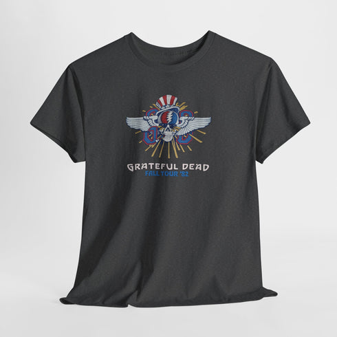 Fall Tour '82 Unisex Grateful Dead T-Shirt - Icons From The Road Collection
