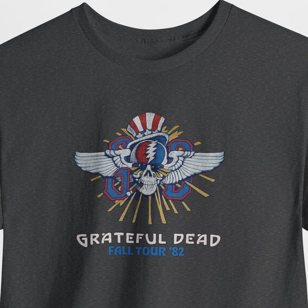 Fall Tour '82 Unisex Grateful Dead T-Shirt - Icons From The Road Collection