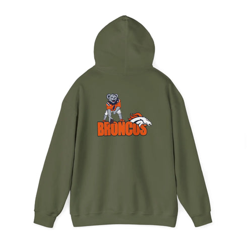 Denver Broncos Dancing Bear Unisex Hoodie - NFL - StealieShop