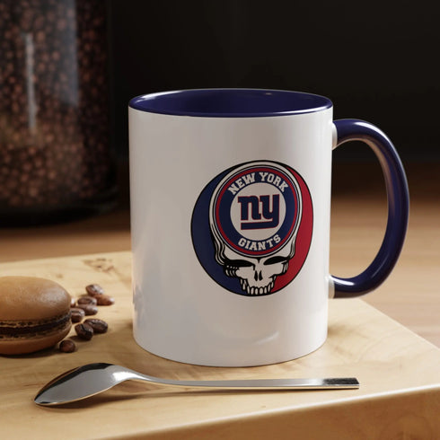 New York Giants Grateful Dead Stealie Coffee Mug (11oz or 15oz) - StealieShop