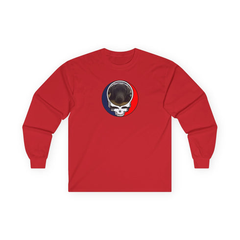 Custom Dog Stealie Grateful Dead Long Sleeve Tee (90)