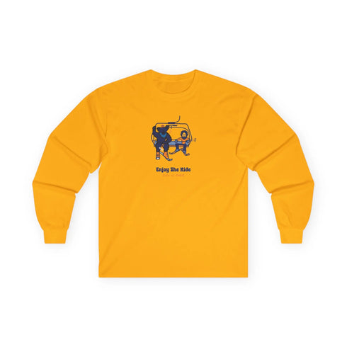 Life is dead. Enjoy the Ride - Jerry and His Best Bear Bud - Grateful Dead Long Sleeve Tee StealieShop